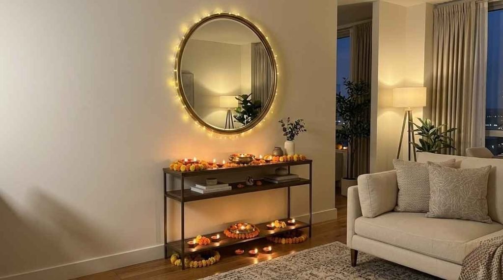 Add a Statement Diwali Wall Mirror