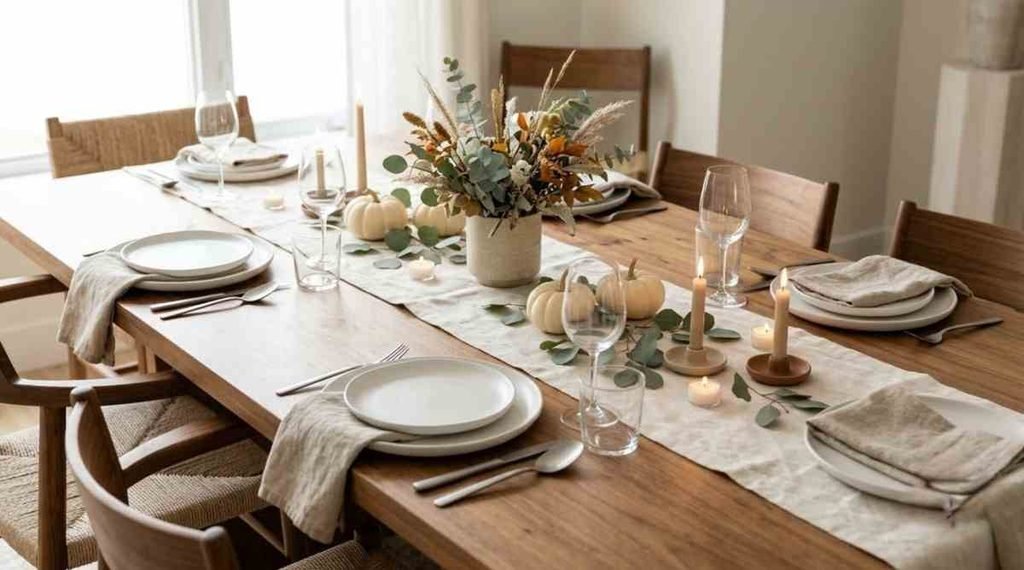 Minimalist Thanksgiving Table