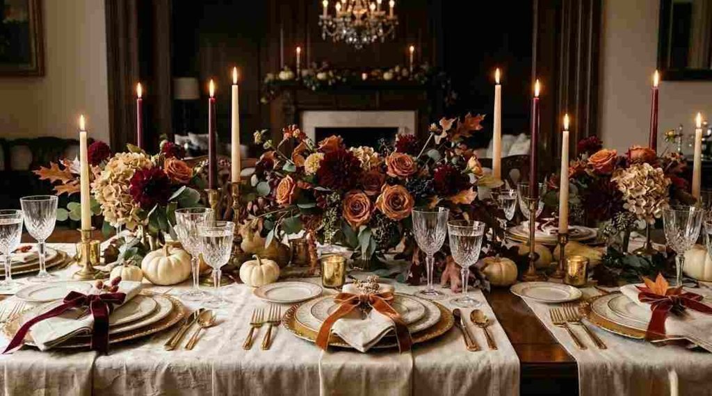 Luxury Thanksgiving Tablescape