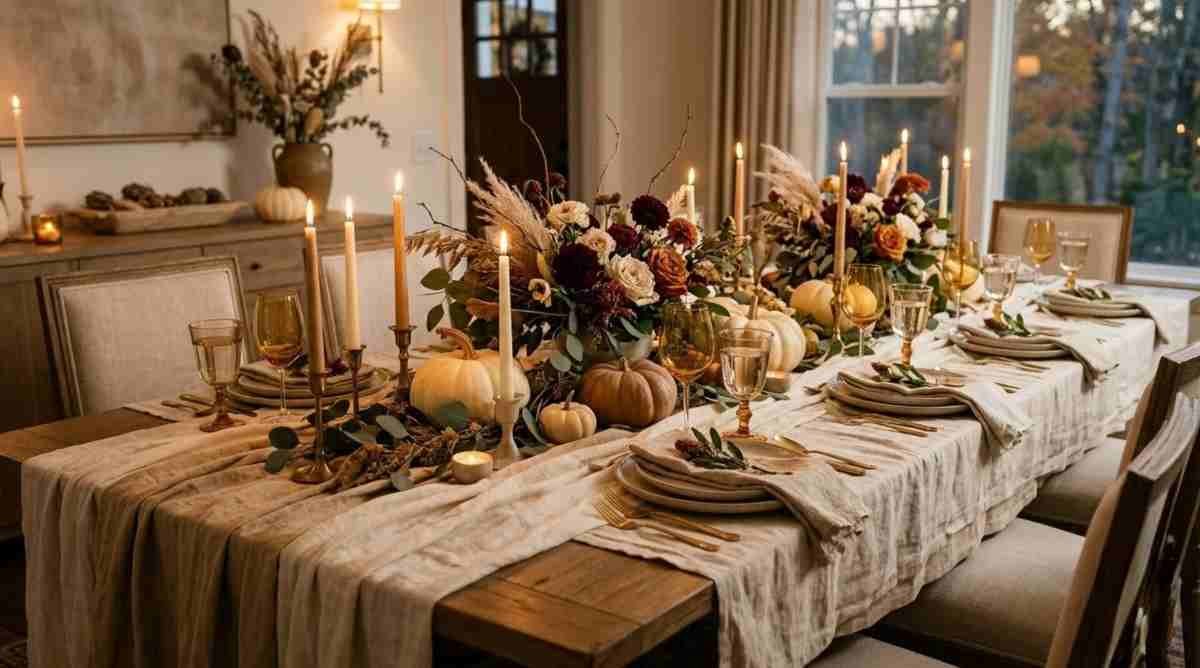 Elegant Thanksgiving Table Decor Ideas for a Warm & Stylish Celebration